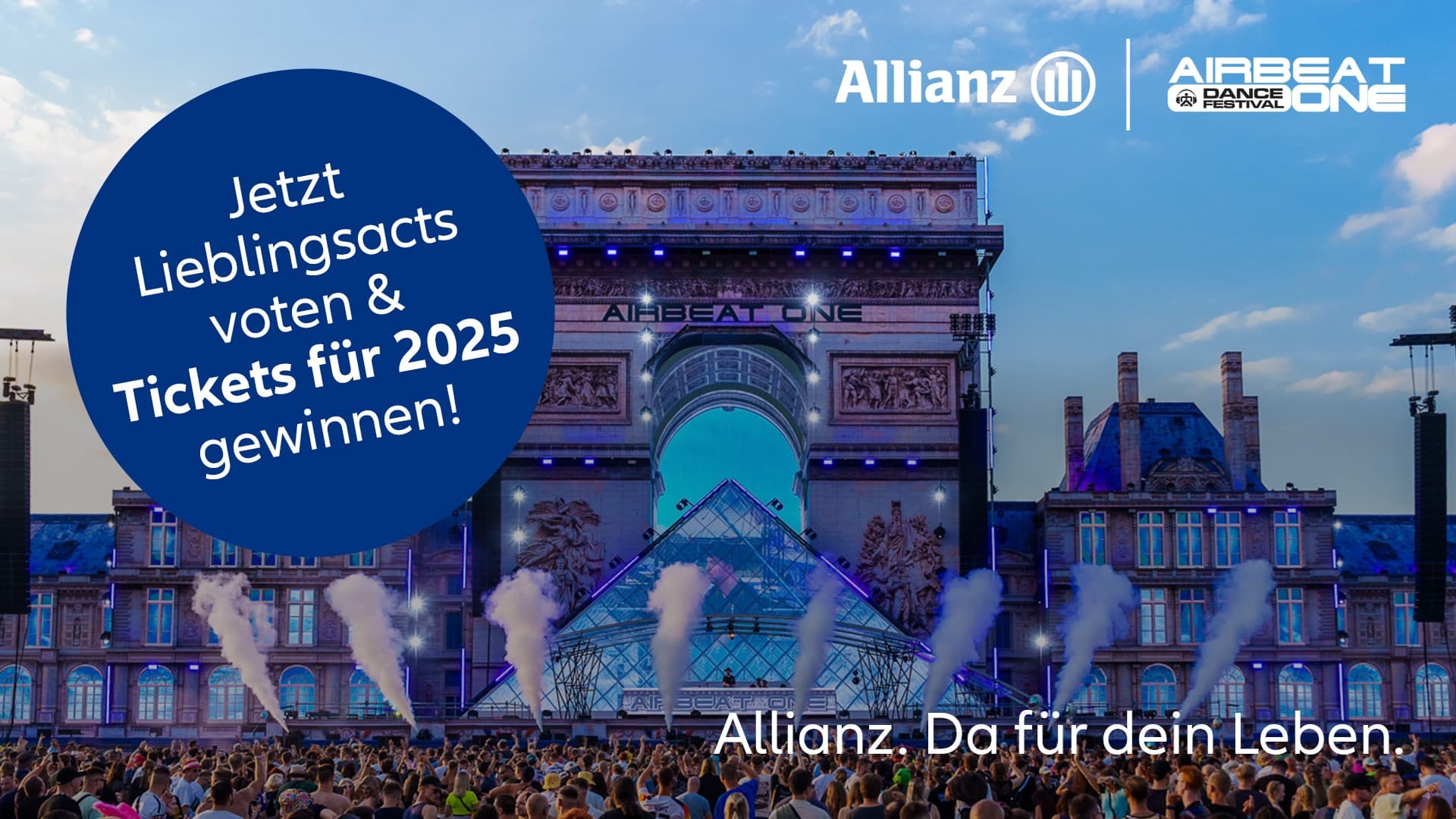 Allianz x Airbeat One 2024 Festivaltickets gewinnen